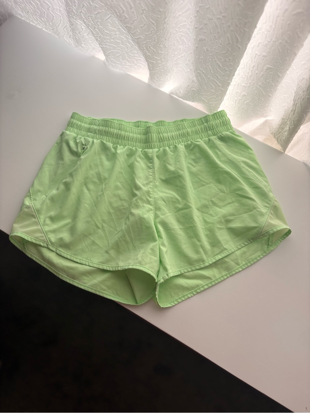 all in motion Neon Lime Athletic Shorts